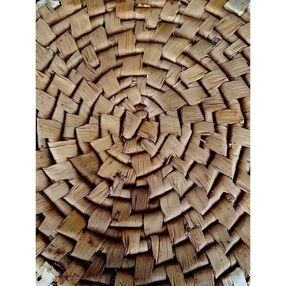 Woven Rattan Wicker 12” Round Place Matt Set Of 4 Straw Boho Table Setting Decor